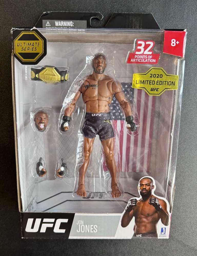 Jazwares UFC (Ultimate Series) Jon Jones Figure – 2020 Limited Edition – New