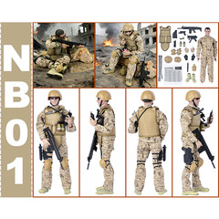 12″ Action Figures Toy 1:6 Stand Bendable Soldier Model Toys Military SWAT Set