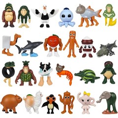 Mushplushies 24PCS Italian Brainrot Steal a Brainrot Toys, Brain Rot Action F…