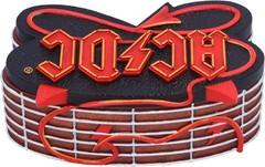 Nemesis Now ACDC Box, Resin, Brown, Officially Licensed ACDC Merchandise, ACDC J