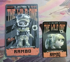Mr Bone – Wild One ( Ones ) – Rambo – Complete Set Figure And Dog!