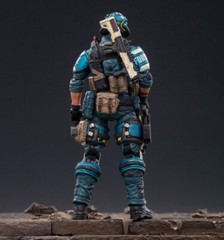 USA Acid Rain 1:18 3.75″ GI Joe JOYTOY BLUE FALCON Army Airborne Action Fig Set