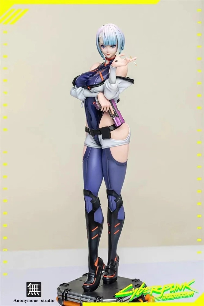 18CM Anime Game Cyberpunk: Edgerunners Lucy Figure Standing Anime Model