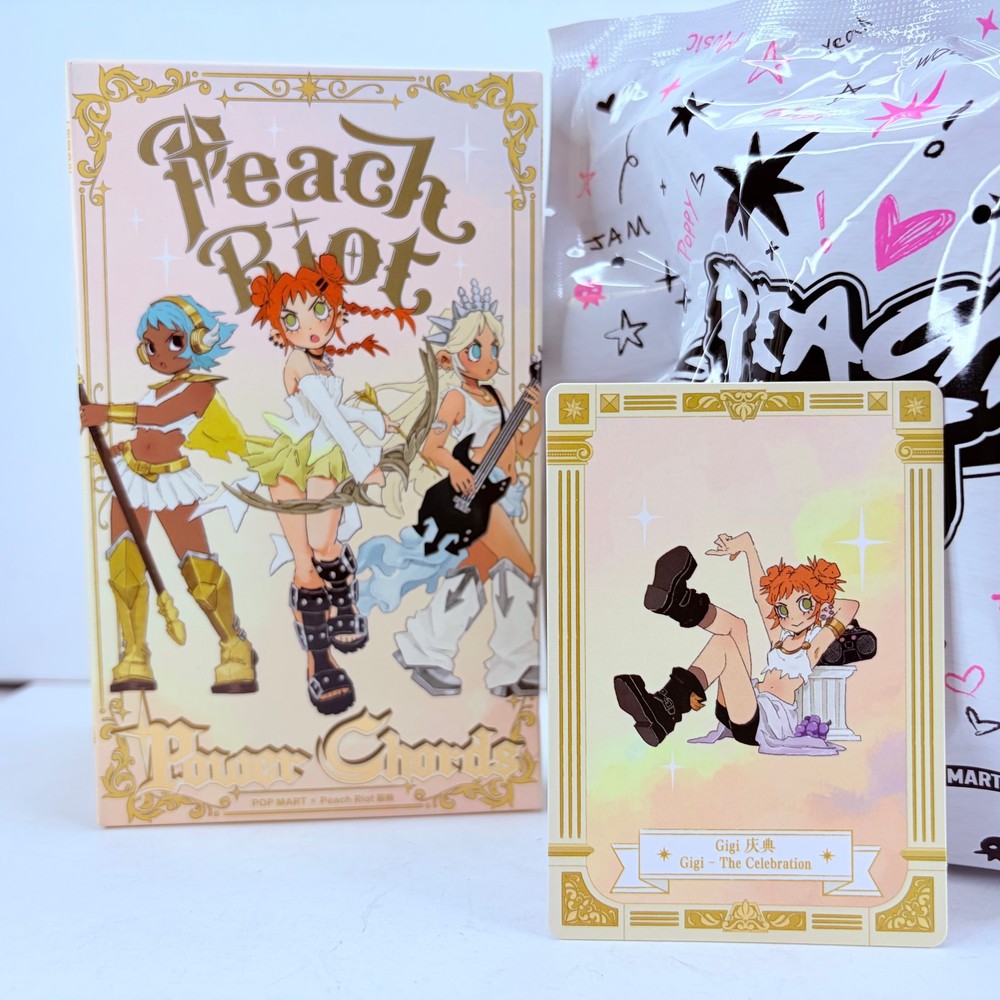 POP MART x Peach Riot Power Chords Series Confirmed Figure Gigi The Celebration