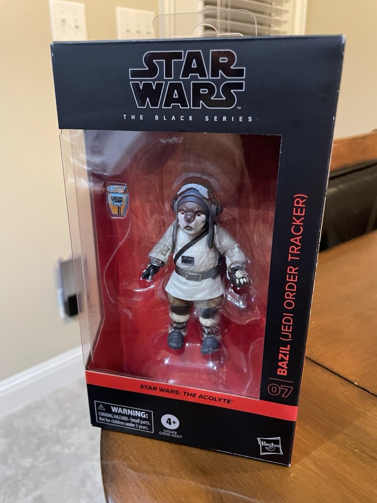 HASBRO STAR WARS THE BLACK SERIES ACOLYTE BAZIL (JEDI ORDER TRACKER) #07 FIGURE!