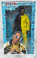 Snoop Dogg – Vital Toys – 12″ Figure – In Box 2002 – Black Yellow Suit SNOOPAFLY