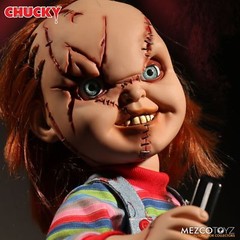 Mezco Toyz Child’s Play Talking Scarred Chucky Good Guy 15″ Figure Doll 78003