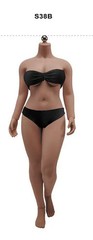 TBL 1/6 Female Large Breast Flexible Plump Seamless Body 12” Action Figure Doll
