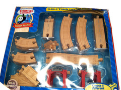 Thomas the train track 34 piece real wood new in box set