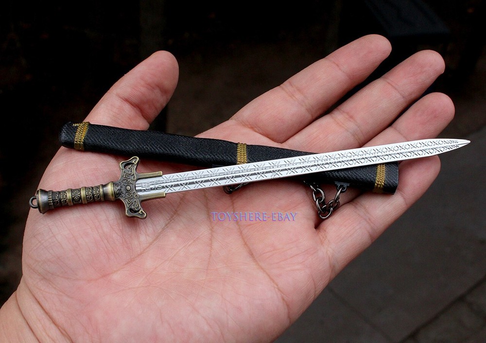 1:6 1/6 sword weapon alloy metal QIN model three kingdoms 17cm