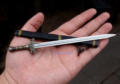1:6 1/6 sword weapon alloy metal QIN model three kingdoms 17cm