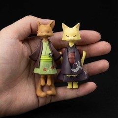 Blind Box Gacha Nekomata Cat Yokai Ghost Mini Figure 1 Random Japanese Toy