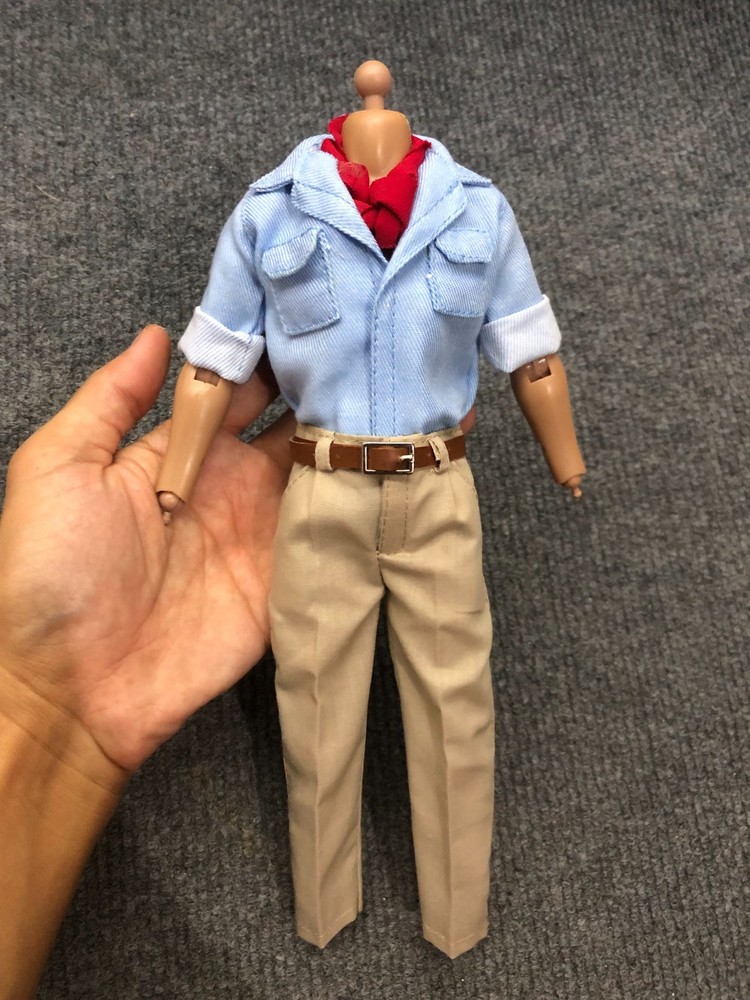 1/6 Custom Jurassic Park Alan Grant Suit Outfit for body Action Figure 12 inch