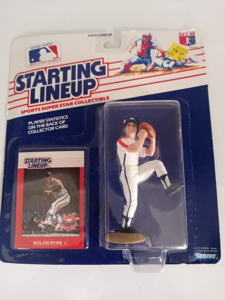 Kenner Starting Lineup Baseball “Nolan Ryan” Sealed 1988