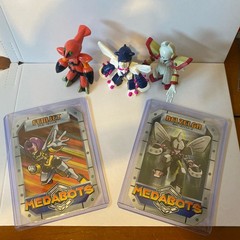 2001 Medabots Lot of 3 Action Figures BELZELGA, STINGARAY, FOXUNO Takara Hasbro