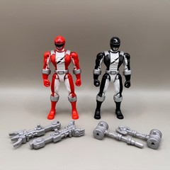Lot of 11 Power Rangers Action Figures Zeo SPD Overdrive Megaforce and More