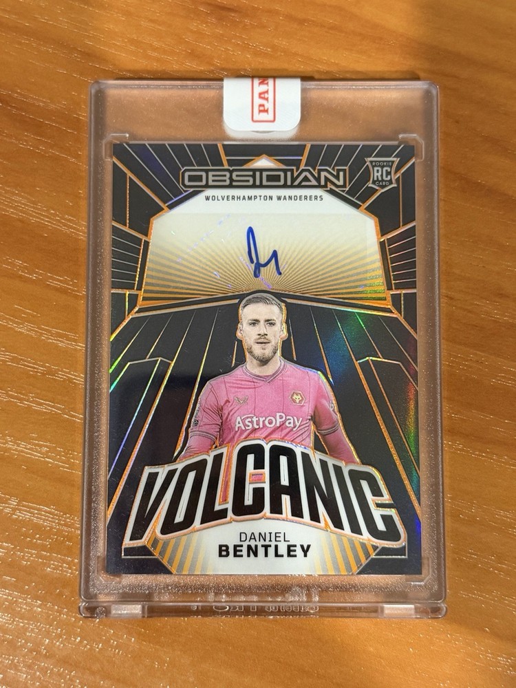 Panini Soccer Obsidian Daniel Bentley Auto Orange /25 Rookie One Touch