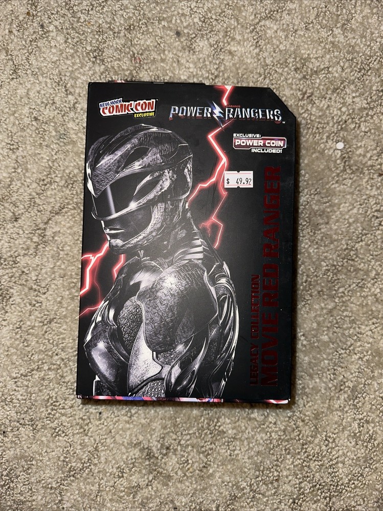 Power Rangers Legacy Collection Movie Red Ranger New York Comic Con Exclusive