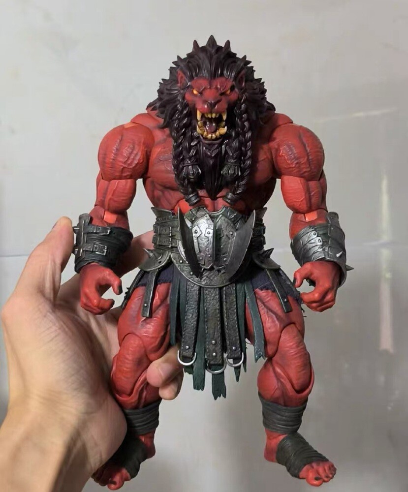 9in Xesray Studios Fit Only-Head Combatants Fight For Glory Lion Head No Figures