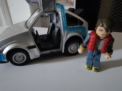 Minimates Back To The Future Delorean Time Machine With Marty McFly