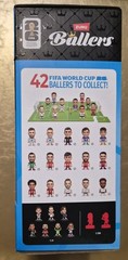 ZURU BALLERS FIFA WORLD CUP FIGURES 2 PACK MYSTERY BALLS NIB