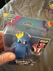 Rainbow Friends Blue Action Figure Glow in the Dark Series 2 Brand New In Packag