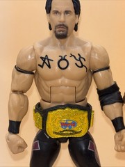 WWE MATTEL ELITE APA BRADSHAW FAAROOQ WRESTLING FIGURE RARE WWF NXT AEW TAG BELT