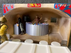 Custom made inspired Star Wars 3.75 Mos Eisley cantina side room Diorama t2