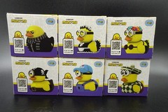 Tubbz Mini Cosplay Ducks “MINIONS” 6 Pk Gru Kevin Mel Stuart Dave & Phil – NIB