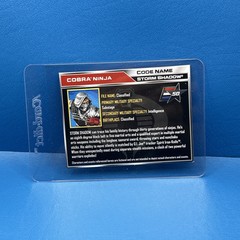 VERY NICE 2015 GI Joe 50th Anniversary File Card STORM SHADOW English Version