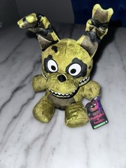 Jazwares Five Nights at Freddy’s Springtrap Plushtrap 8” FNAF Plush GITD Eyes