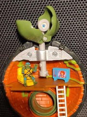 Vintage Teenage Mutant Ninja Turtles Leonardo’s Sewer Lair Mini Play Set 1994