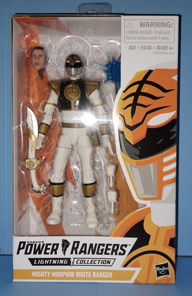 Lightning Collection White Ranger Mighty Morphin Power Rangers 6″ figure Hasbro