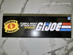 GI Joe Retro Collection – Cobra Night Attack 4-WD Stinger with Cobra Officer