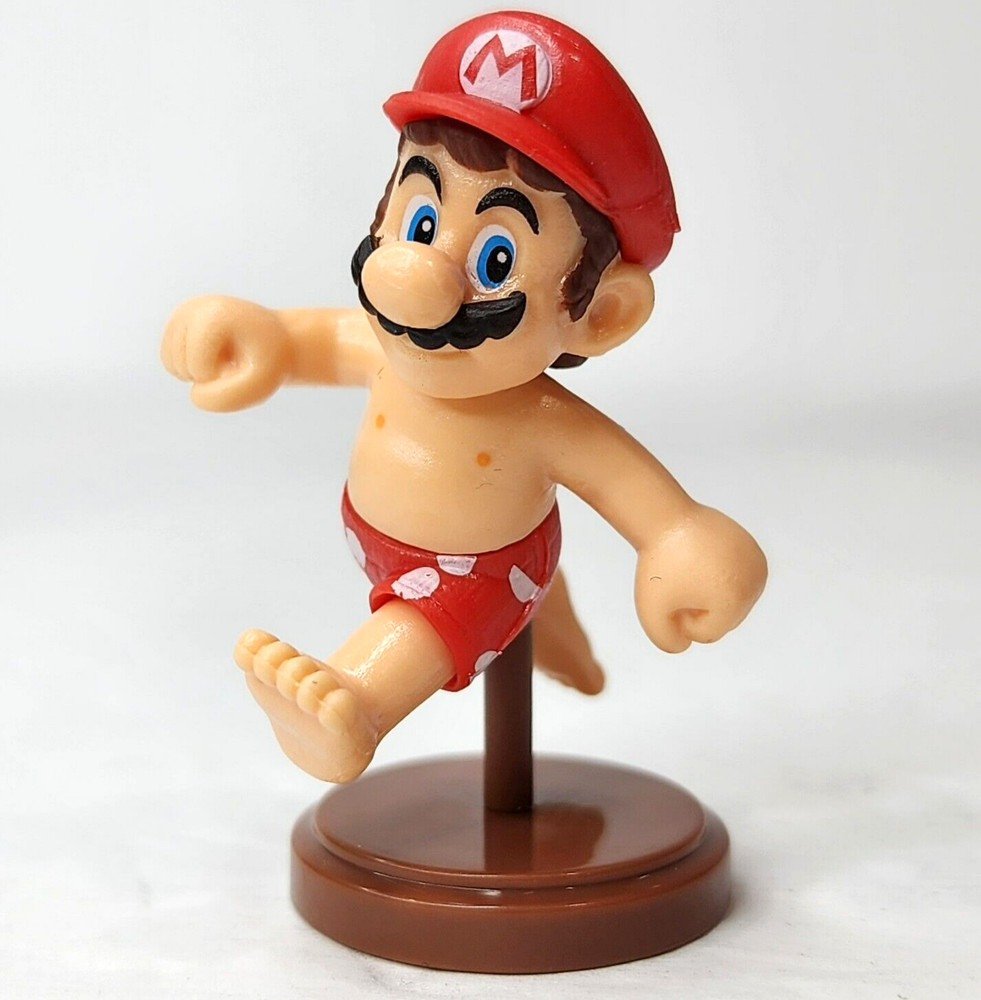 Super Mario Odyssey 2″ Mario Swimsuit Choco Egg Mini Figure Gashapon Furuta