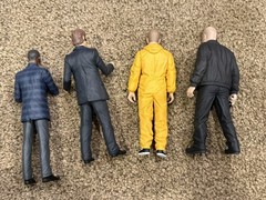 Breaking Bad Mezco Figure Lot Heisenberg Walter White Jesse Gus Saul Goodman