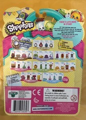 One Shopkins Season 3, 5 Pack with Mint/Teal Shopping Bags New SEALED Pristine