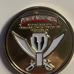 POWER RANGERS Morphicon 2014 Exclusive Challenge Coin Set Of TWO COINS