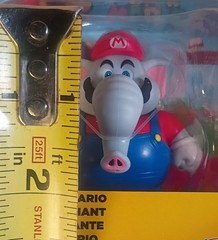 Super Mario World Elephant Mario 2.5 Inch Figure New in Pack In Stock