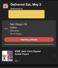 LJN WWE Wrestling Superstars John Cena Figure Blue Card Signed Target Exclusive