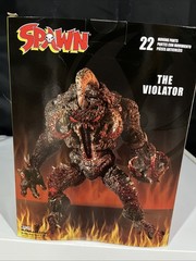 McFarlane Spawn Bloody Violator with Signed Art Print Gamestop Exclusive! NIB