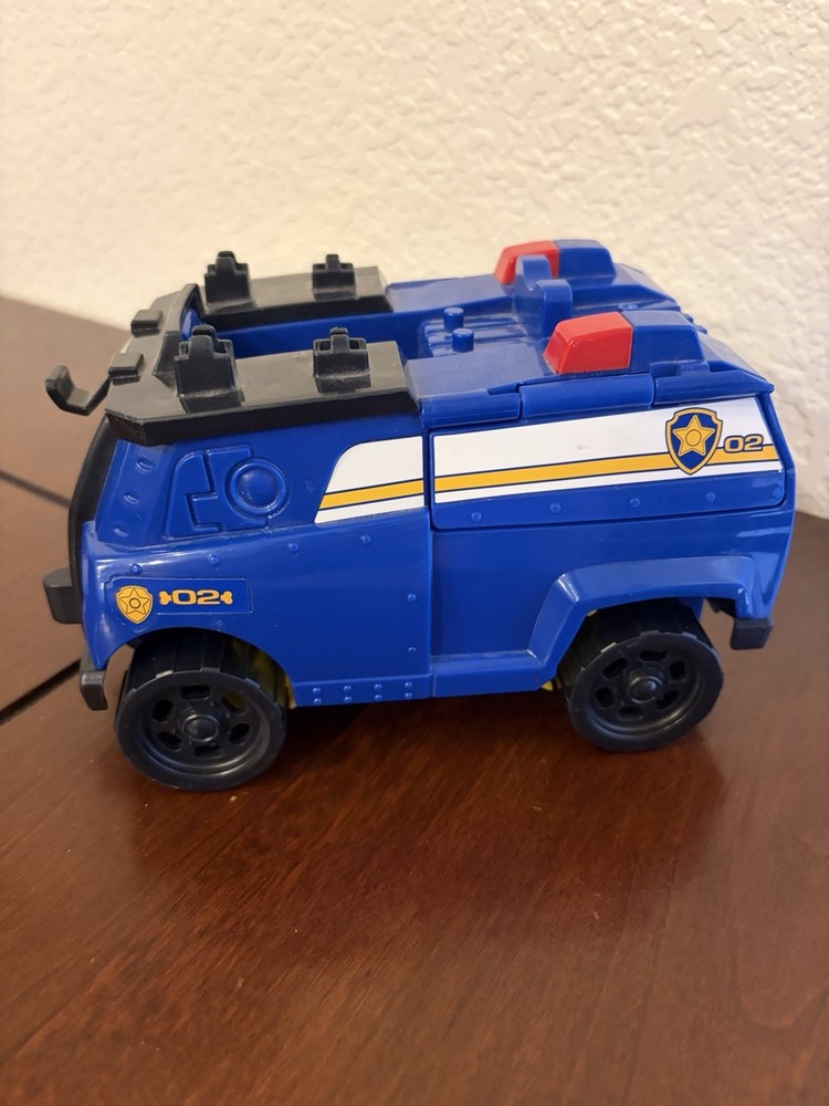 Paw Patrol Big Truck Pups Chase Transforming Rescue Police Vehicle *