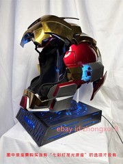 Iron Man Helmet MK17 Cosplay Mask Wearable 1:1 Voice Control Prop English Ver.