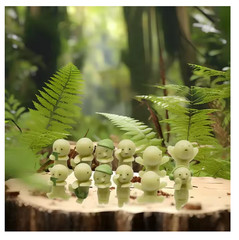 Hippers Smiski Cute Angel Party Series Decorative Mini Figures Doll Blind Box