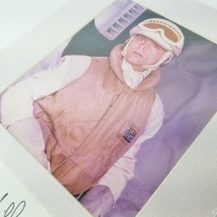 Mark Hamill Autograph dated April 29 1987 Matted Photo of Mark Hamill Authentic