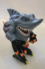 VINTAGE 1994 MATTEL STREET SHARKS BLADES ACTION FIGURE STREEX ROLLER TOY NICE
