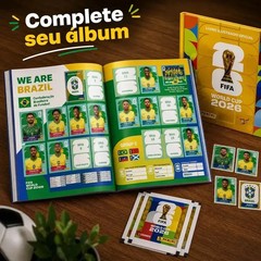 Panini Golden Album 2026 World Cup Hardcover FIFA WC Brazilian Edition