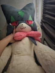 Refined 170cm Stuffed Toy Meowscarada Plushie Doll Anime Collect Decor Handmade