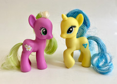 My Little Pony G4 FiM TRU Exclusive Lemony Gem Flower Wishes + MOC Eraser
