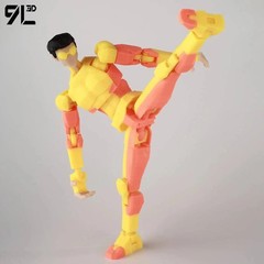 14cm 3D Printed Invincible Superhero Action Figures with Articulatable Limbs